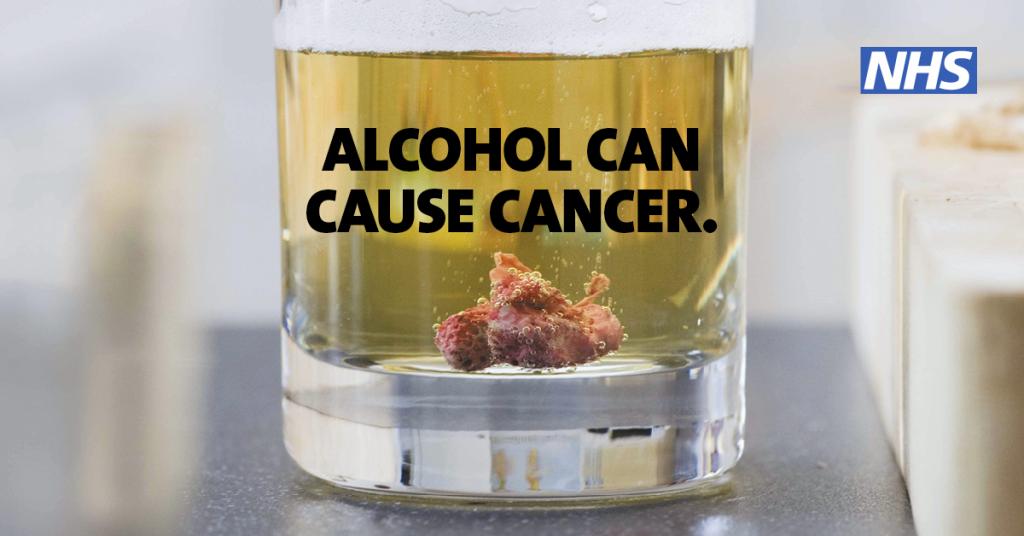 Alcohol causes cancer campaign