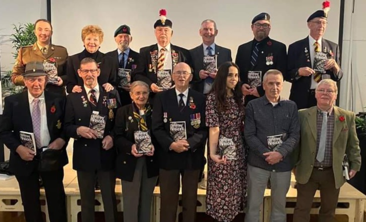 Veterans and contributors to the Veterans Voices anthology