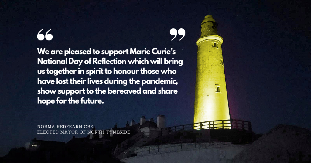 We are pleased to support Marie Curie’s National Day of Reflection