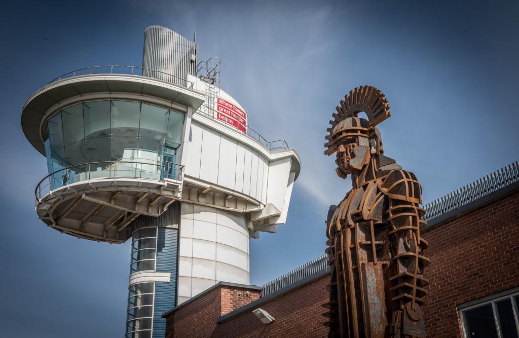 Centurion sculpture unveiled at Segedunum