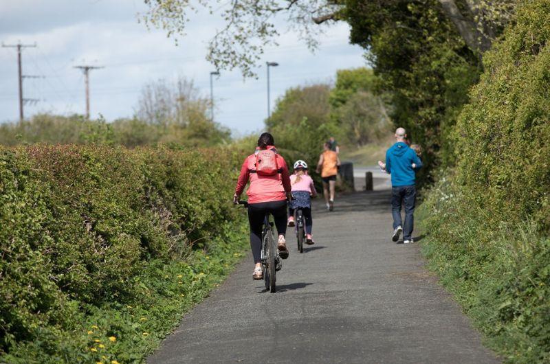 Cycling in Rising Sun Country Park