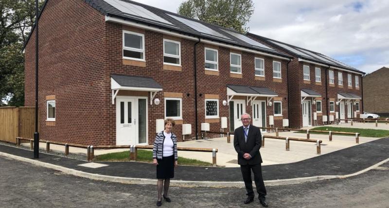 Council unveils energy-efficient affordable homes in Battle Hill