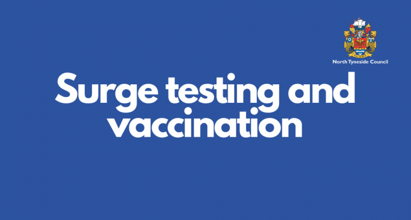 Surge testing and vaccination