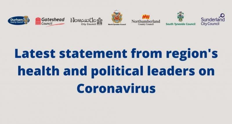 Latest statement from regional leaders on Coronavirus