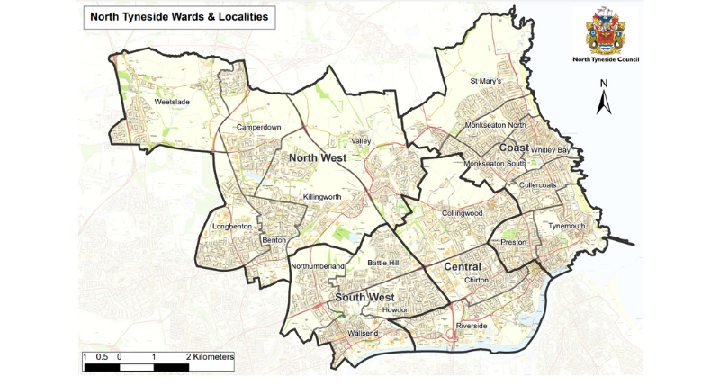 Ward map