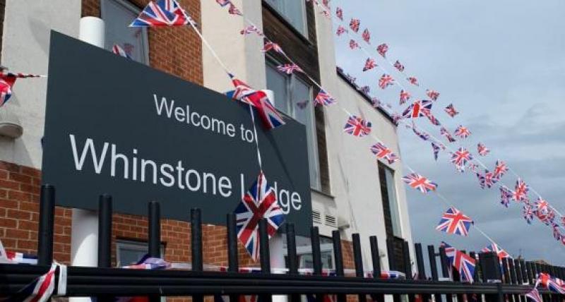 Jubilee bunting in North Tyneside